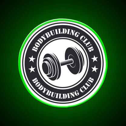 Bodybuilding Club Gym Fitness Led Neon Sign Rgb Color
