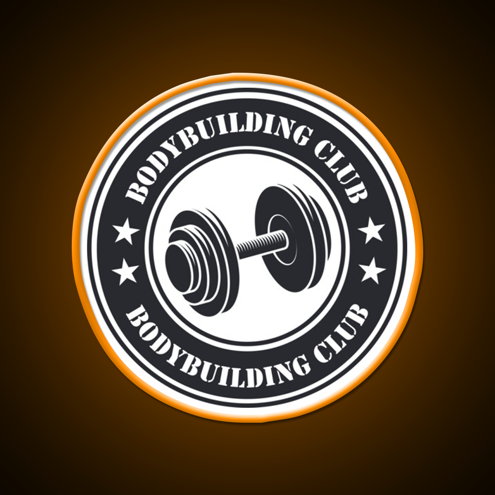 Bodybuilding Club Gym Fitness Led Neon Sign Rgb Color