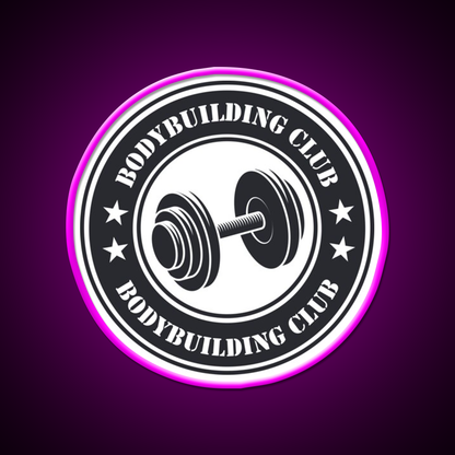 Bodybuilding Club Gym Fitness Led Neon Sign Rgb Color