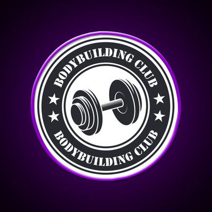 Bodybuilding Club Gym Fitness Led Neon Sign Rgb Color