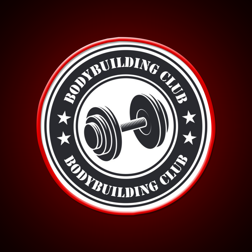 Bodybuilding Club Gym Fitness Led Neon Sign Rgb Color