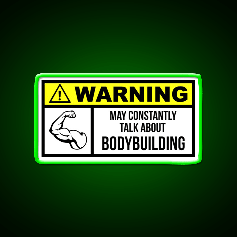 Bodybuilding Gym Fitness Led Neon Sign Gym Room Sign Rgb Color - Shineneon