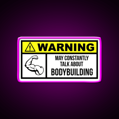 Bodybuilding Gym Fitness Led Neon Sign Gym Room Sign Rgb Color - Shineneon
