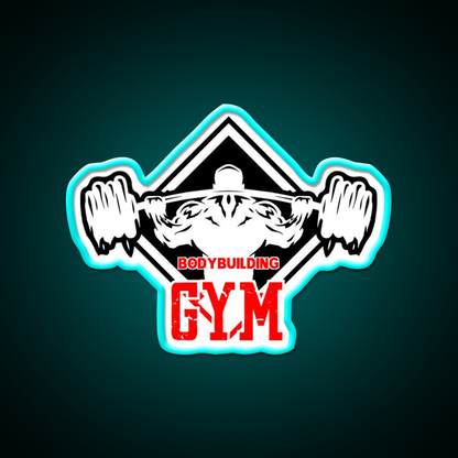 Bodybuilding Gym Fitness Led Neon Signs Gym Fitness Led Neon Sign Rgb Color - Size and dimension reference
