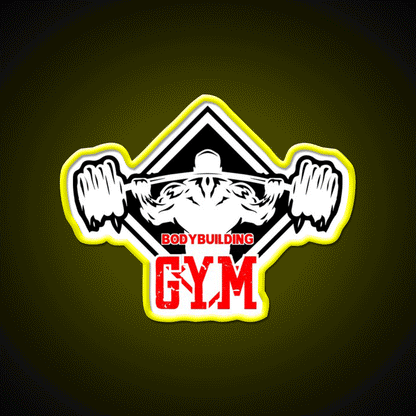 Bodybuilding Gym Fitness Led Neon Signs Gym Fitness Led Neon Sign Rgb Color - Custom LED neon sign front view