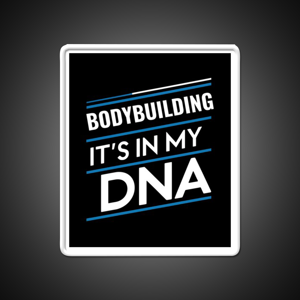 Bodybuilding Its In My Dna Gym Fitness Led Neon Sign Rgb Color - LED neon sign view 11