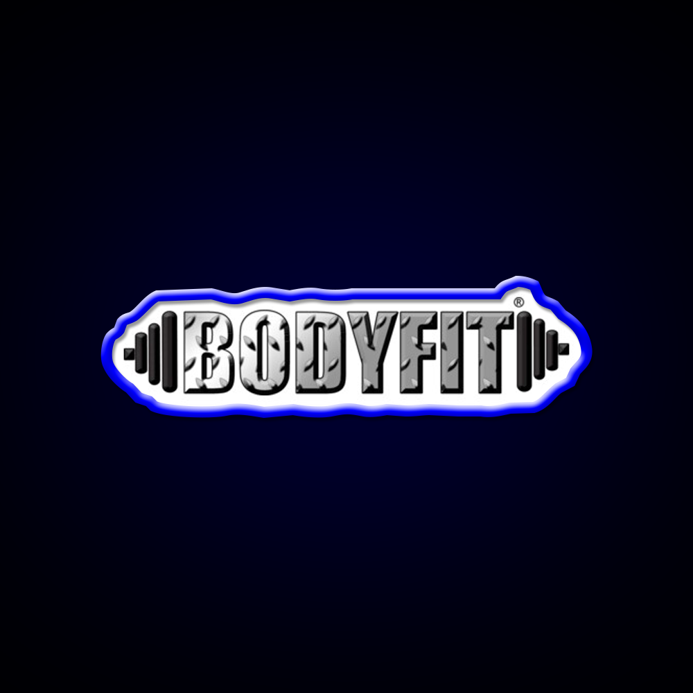Bodyfit Diamond Plate Logo Gym Fitness Led Neon Sign Rgb Color
