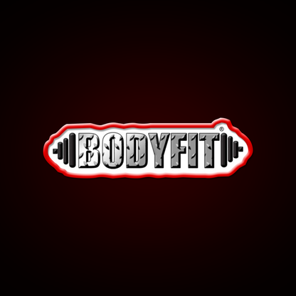 Bodyfit Diamond Plate Logo Gym Fitness Led Neon Sign Rgb Color