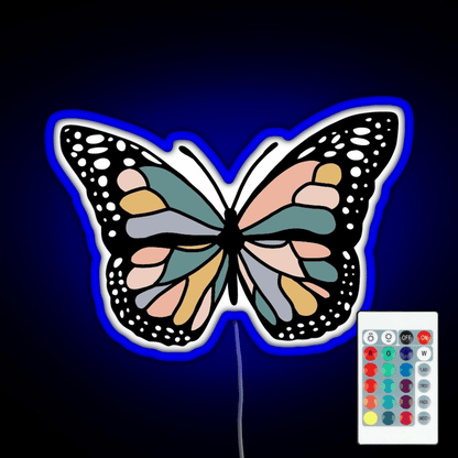 Boho Butterfly Rgb Led Neon Sign Pop Wall Art