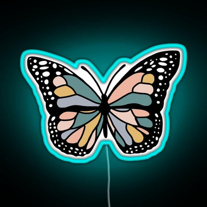 Boho Butterfly Rgb Led Neon Sign Pop Wall Art - Shineneon