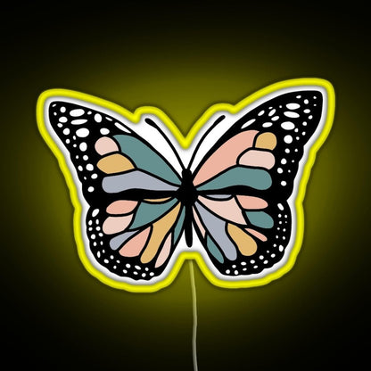Boho Butterfly Rgb Led Neon Sign Pop Wall Art - Shineneon