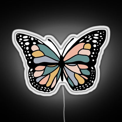 Boho Butterfly Rgb Led Neon Sign Pop Wall Art - Shineneon