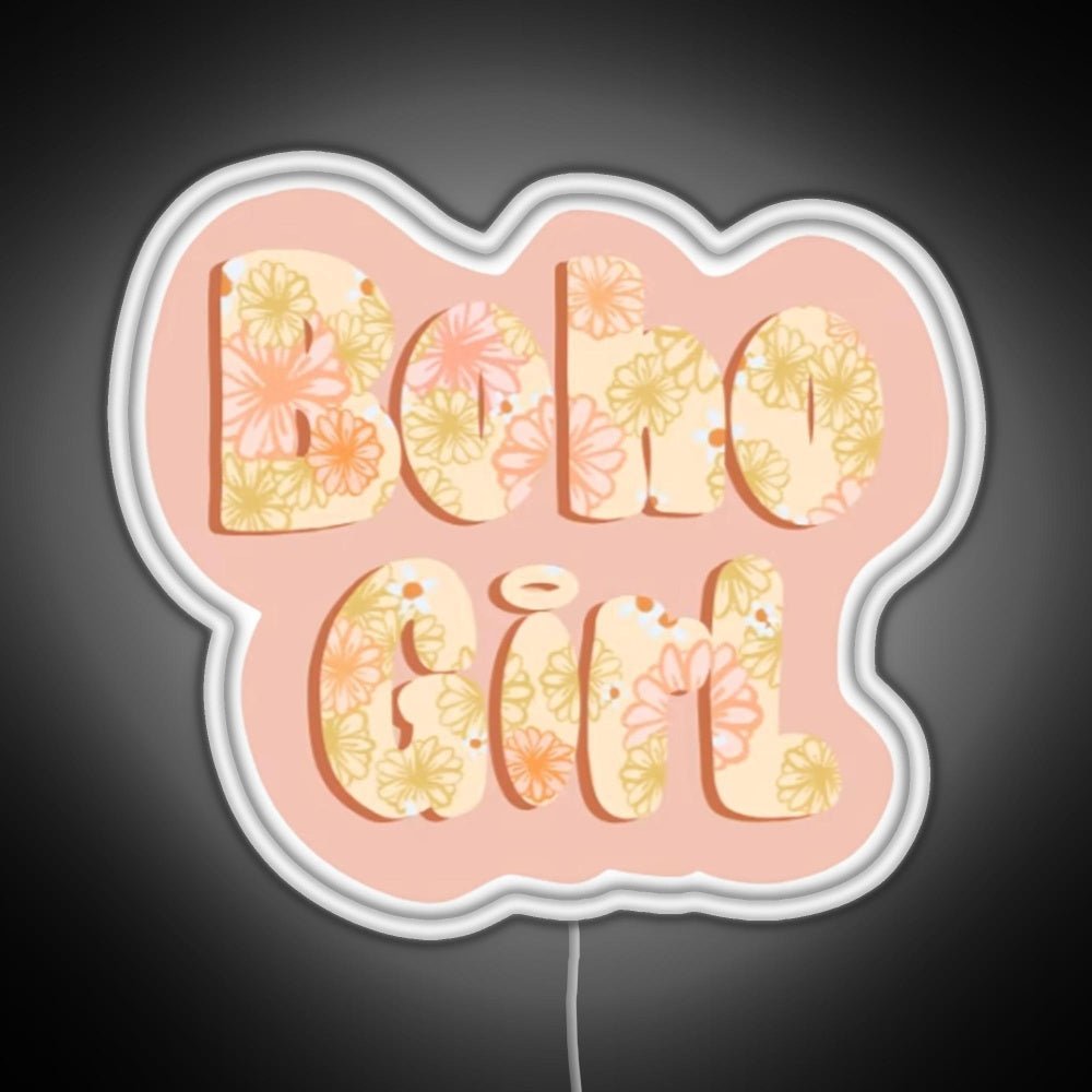Boho Girl Rgb Neon Sign - Shineneon