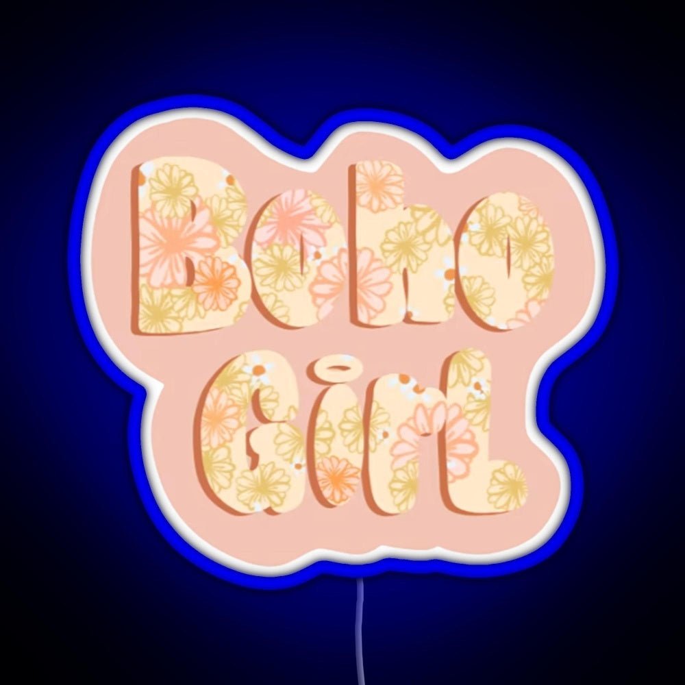 Boho Girl Rgb Neon Sign - Shineneon
