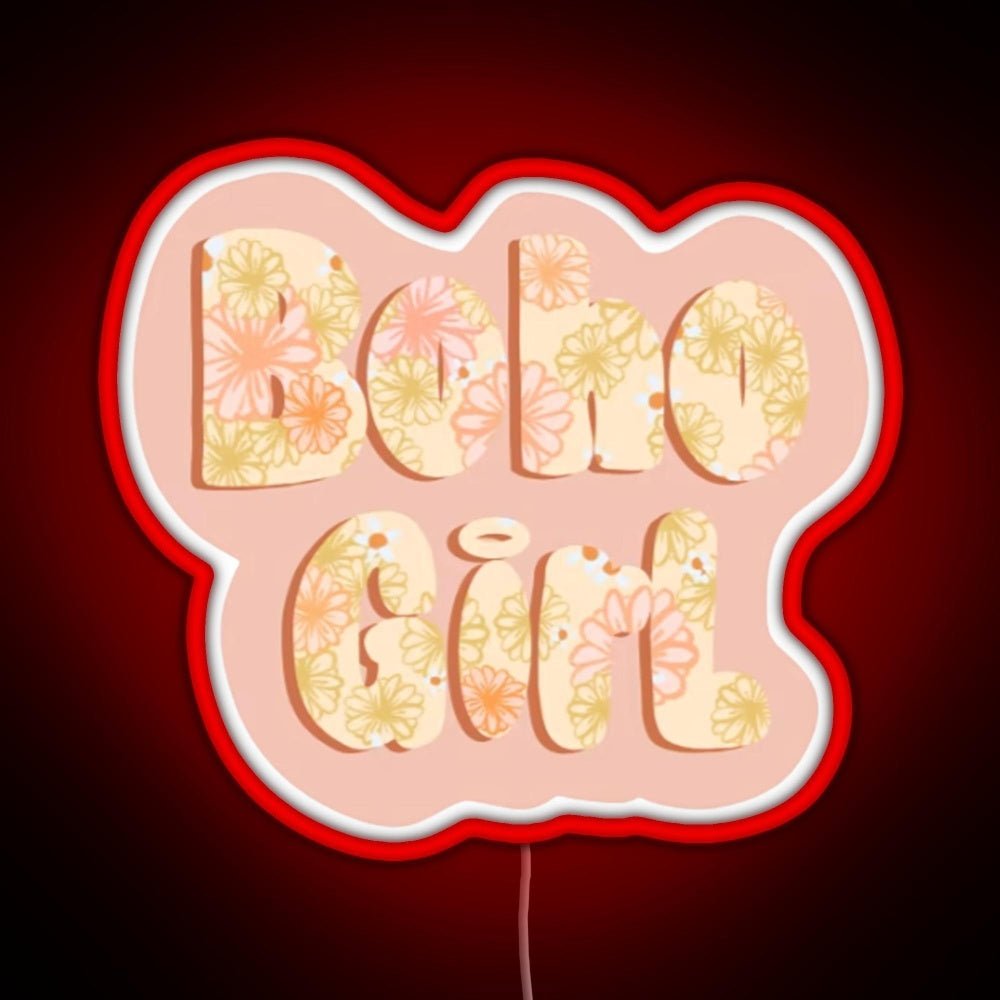 Boho Girl Rgb Neon Sign - Shineneon