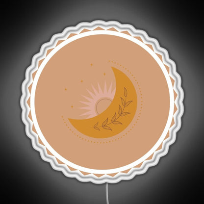 Boho Sun And Moon Rgb Neon Sign - Shineneon