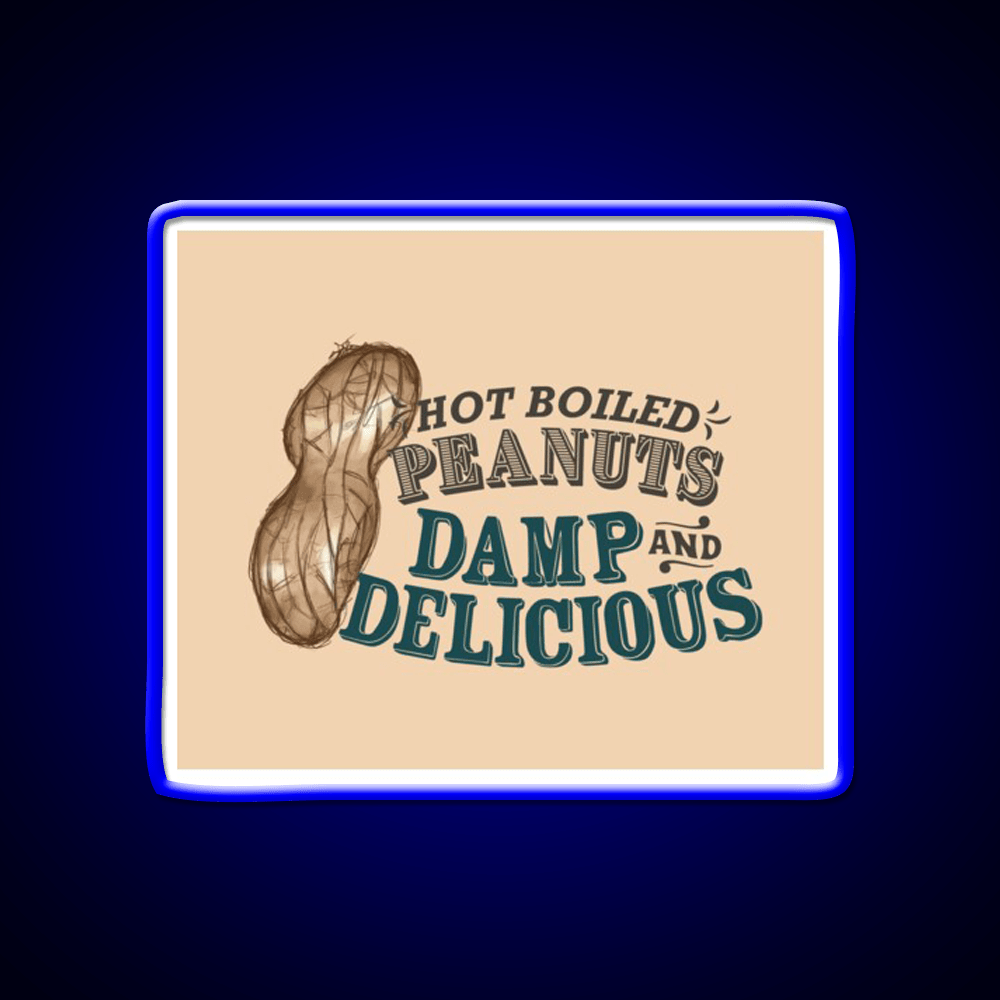 Boiled Peanuts Snack Food Led Neon Sign Rgb Color - Shineneon