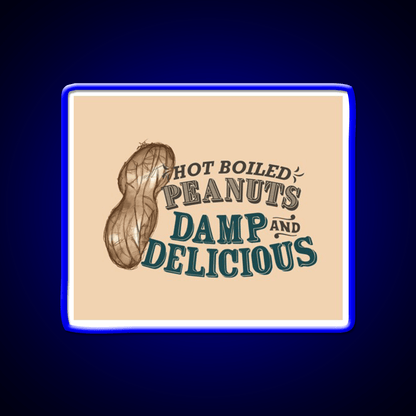 Boiled Peanuts Snack Food Led Neon Sign Rgb Color - Shineneon