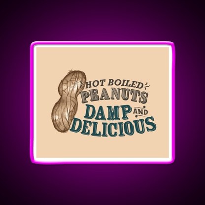 Boiled Peanuts Snack Food Led Neon Sign Rgb Color - Shineneon