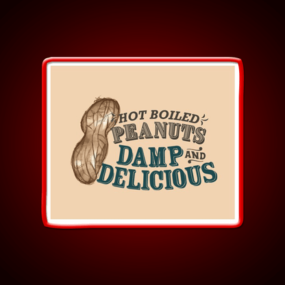 Boiled Peanuts Snack Food Led Neon Sign Rgb Color - Shineneon