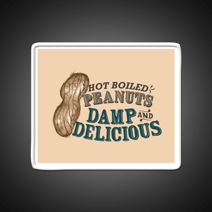 Boiled Peanuts Snack Food Led Neon Sign Rgb Color - Shineneon