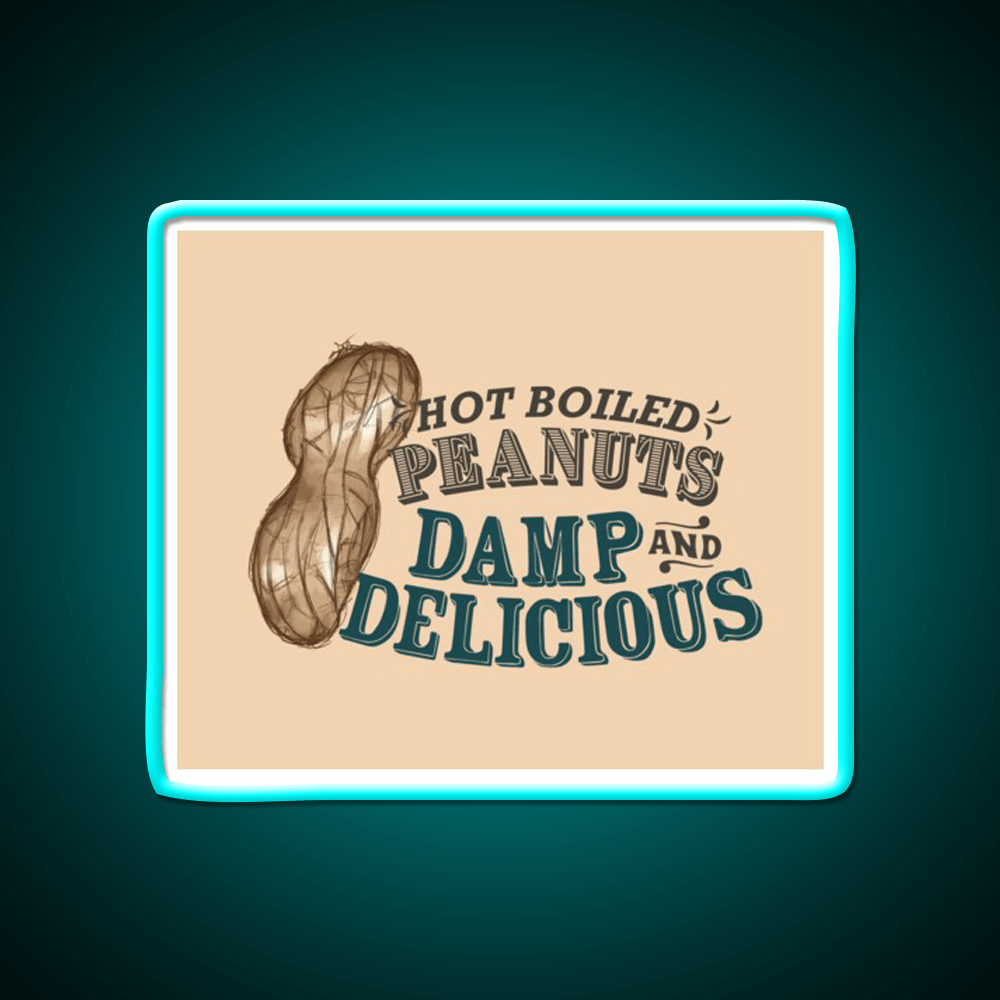 Boiled Peanuts Snack Food Led Neon Sign Rgb Color - Shineneon
