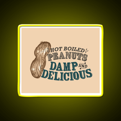 Boiled Peanuts Snack Food Led Neon Sign Rgb Color - Shineneon