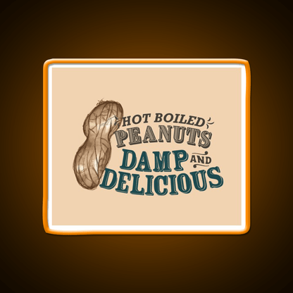 Boiled Peanuts Snack Food Led Neon Sign Rgb Color - Shineneon