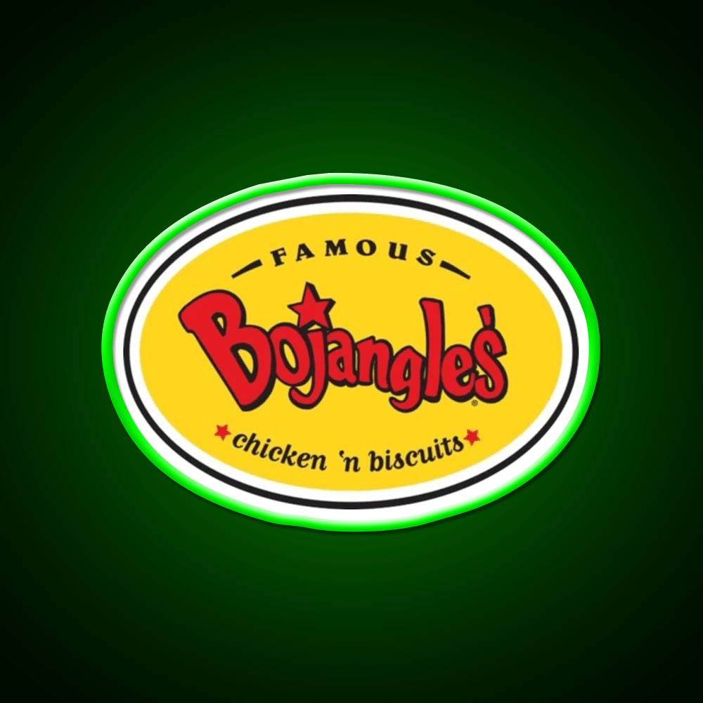 Bojangles Fast Food Led Neon Sign For Burger Place Rgb Color - Shineneon