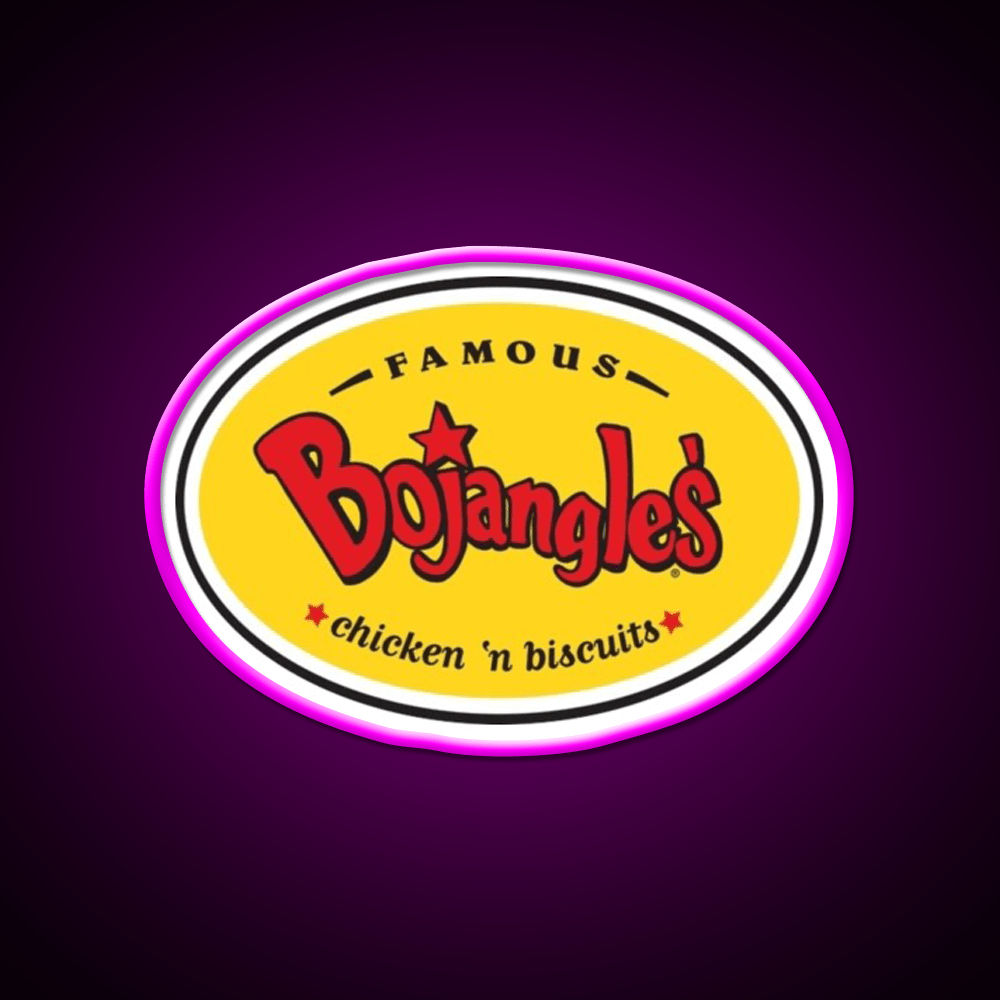 Bojangles Fast Food Led Neon Sign For Burger Place Rgb Color - Shineneon