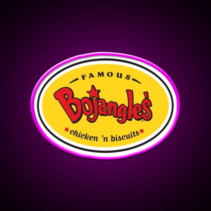 Bojangles Fast Food Led Neon Sign For Burger Place Rgb Color - Shineneon