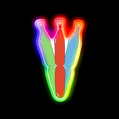 Bolis Snack Food Led Neon Sign Rgb Color - LED neon sign close-up detail