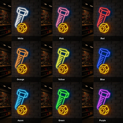 Bolt And Nut LED Neon Sign - Shineneon
