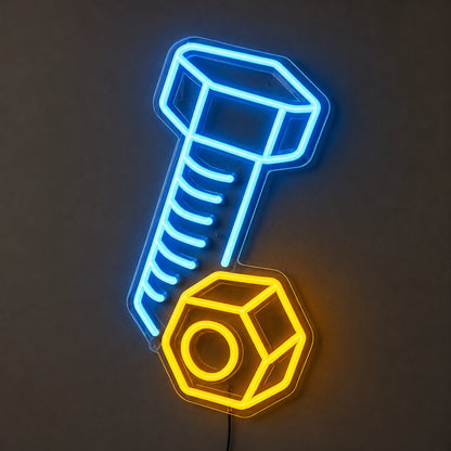 Bolt And Nut Neon Sign LED Neon Sign main product image
