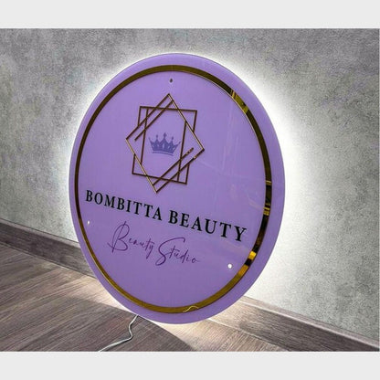 Bombitta Beauty Acrylic Business Logo Sign - Shineneon