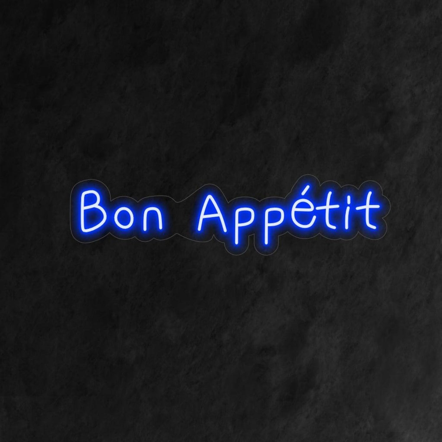 Bon Appetit Blue Led Neon Sign For French Restaurant Home Kitchen Decor | Shineneon