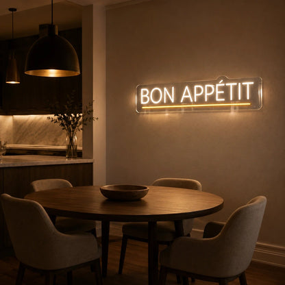 Bon Appetit LED Neon Sign Man Cave Neon Sign - Shineneon