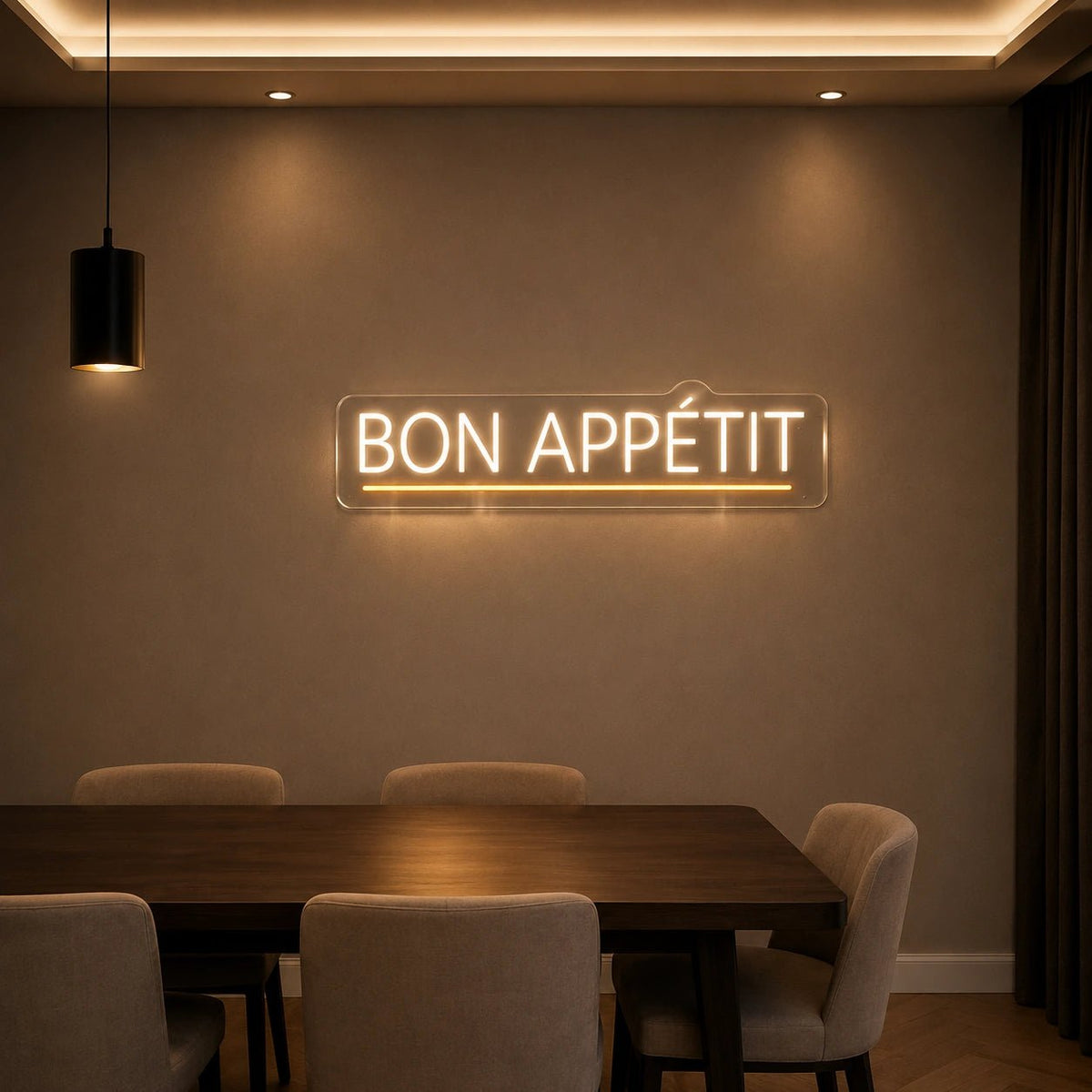 Bon Appetit LED Neon Sign Man Cave Neon Sign - Shineneon