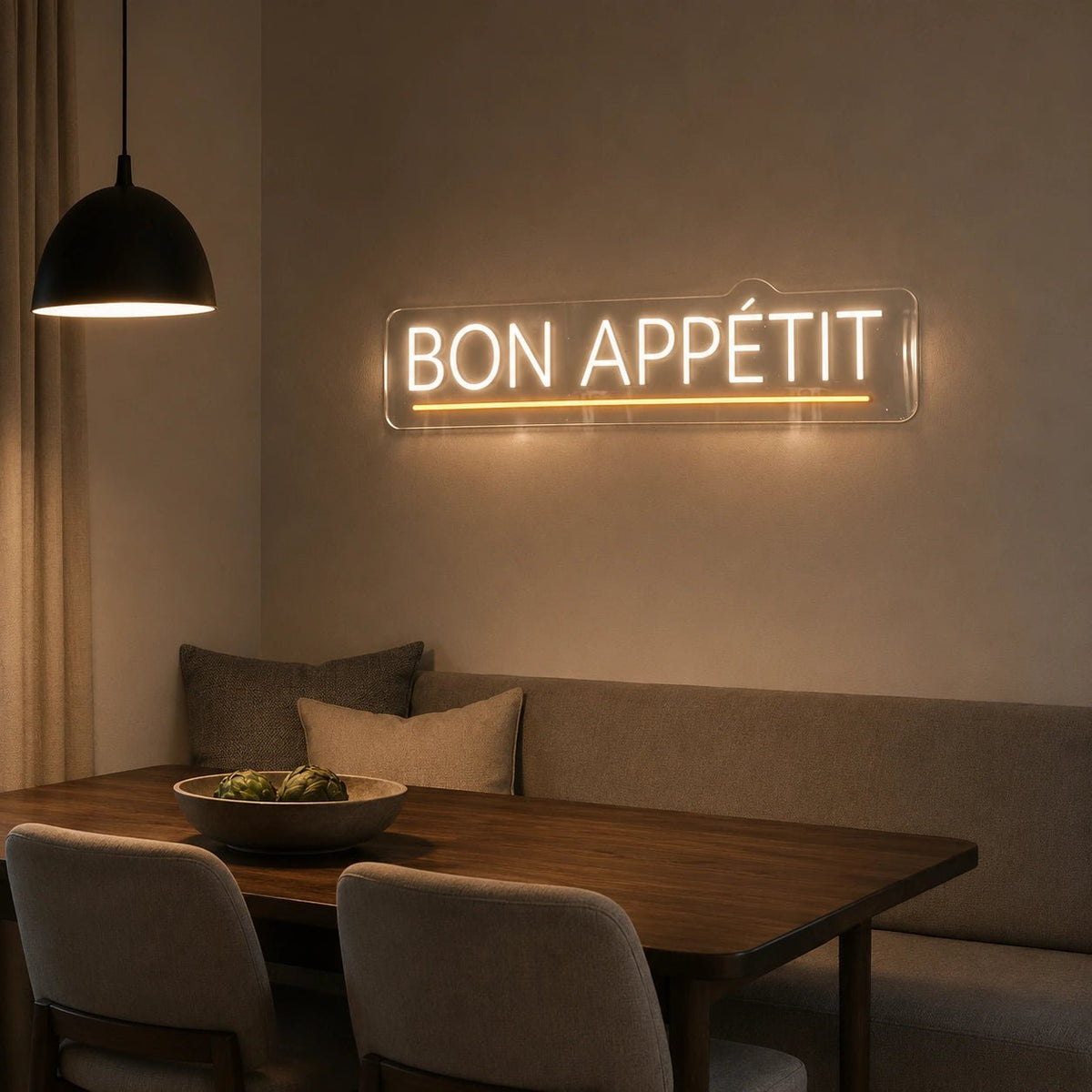 Bon Appetit LED Neon Sign Man Cave Neon Sign - Shineneon