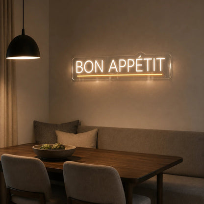 Bon Appetit LED Neon Sign Man Cave Neon Sign - Shineneon