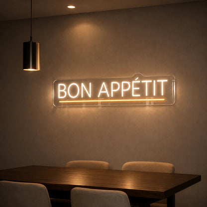 Bon Appetit LED Neon Sign Man Cave Neon Sign - Shineneon
