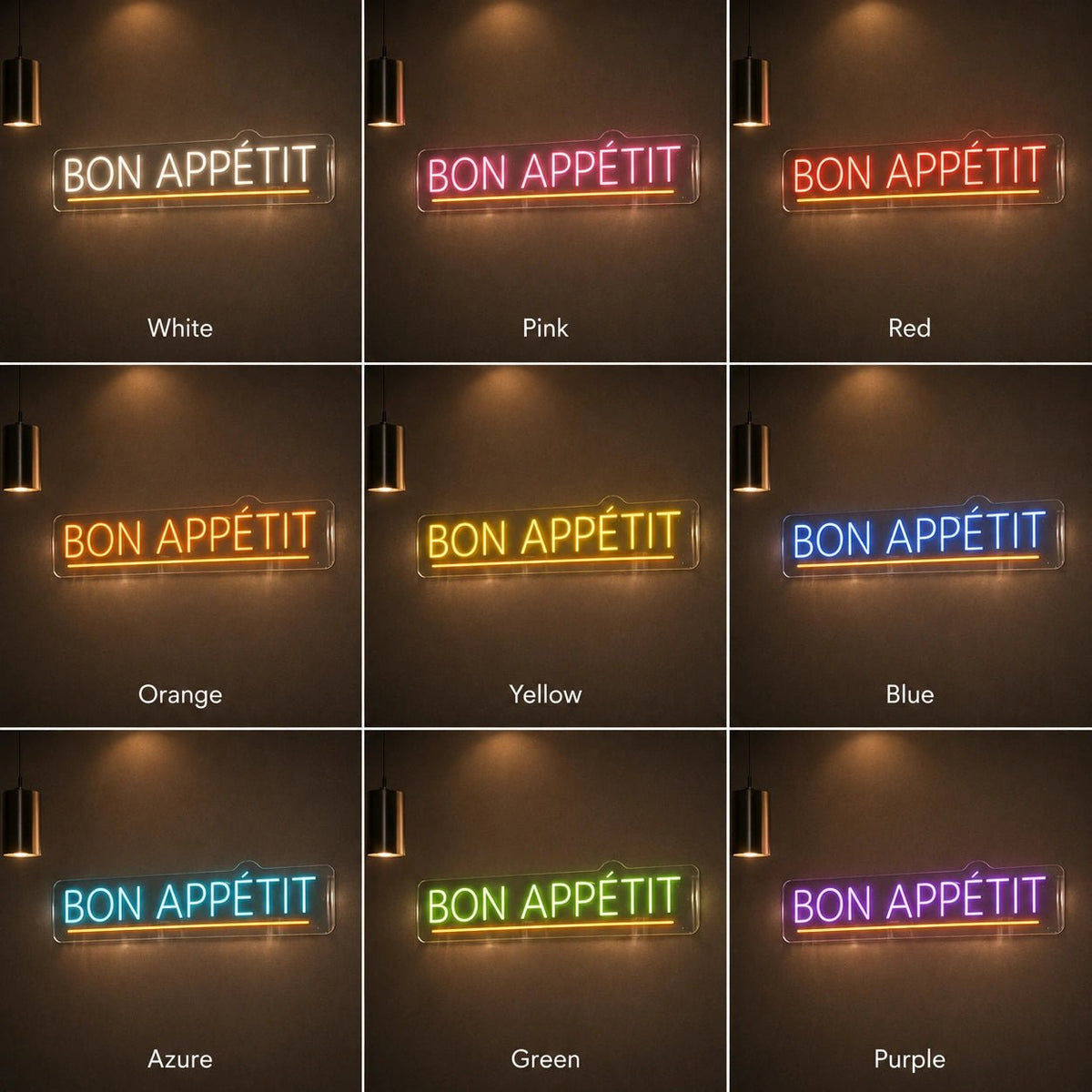 Bon Appetit LED Neon Sign Man Cave Neon Sign - Shineneon