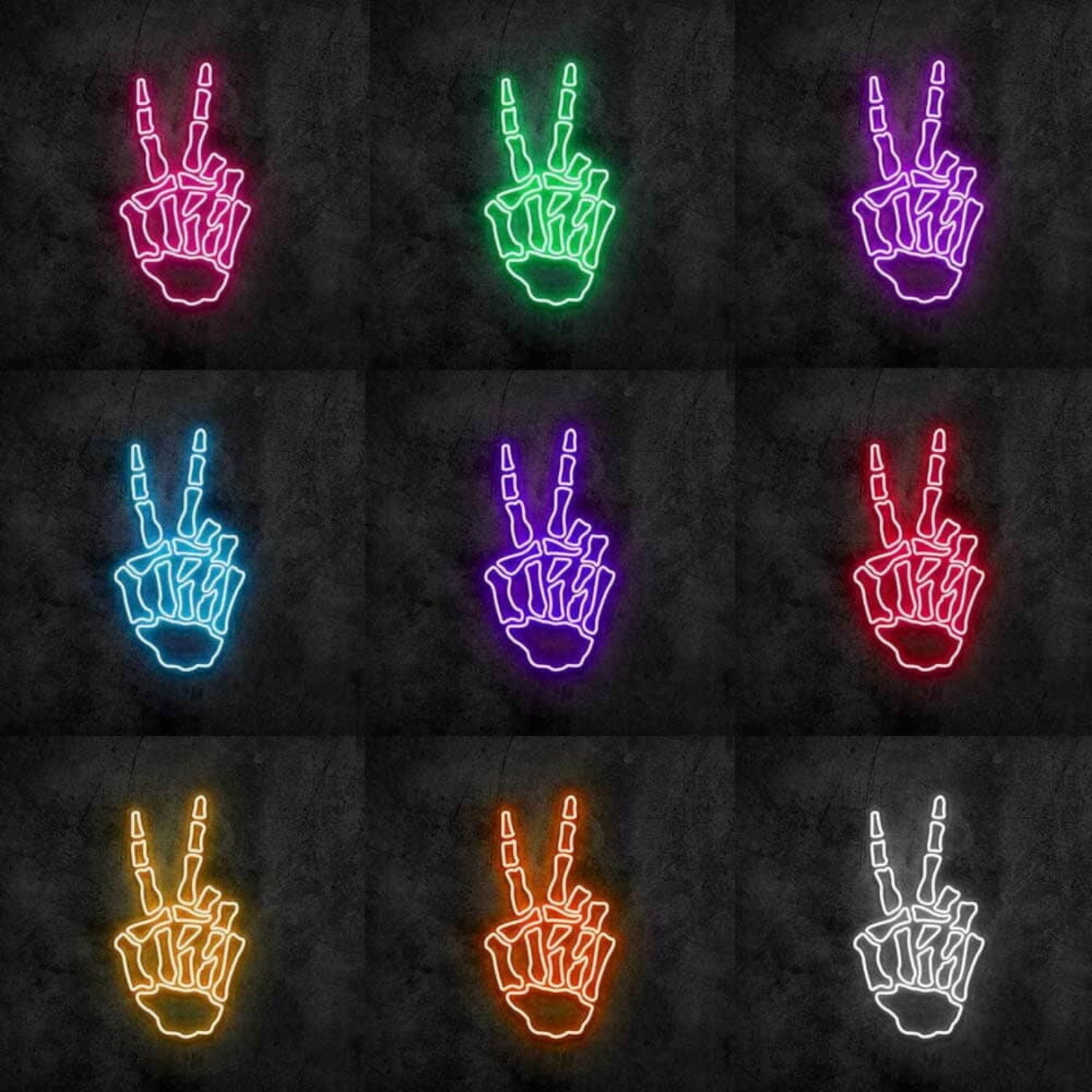 Bone Hand Neon Sign | Shineneon