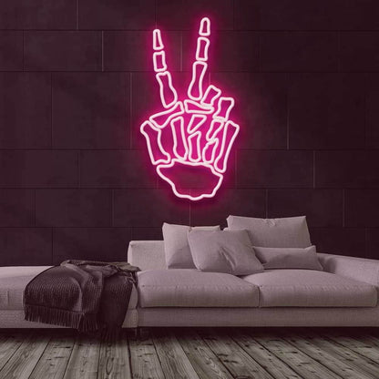Bone Hand Neon Sign | Shineneon