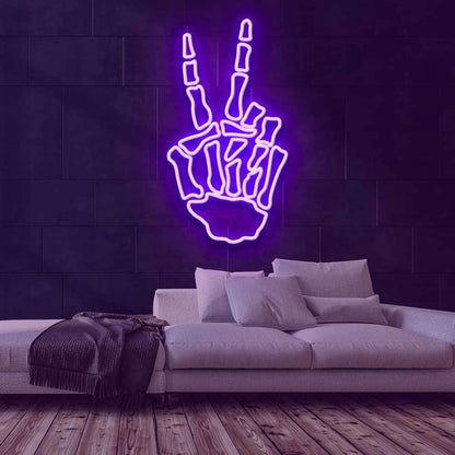 Bone Hand Neon Sign | Shineneon