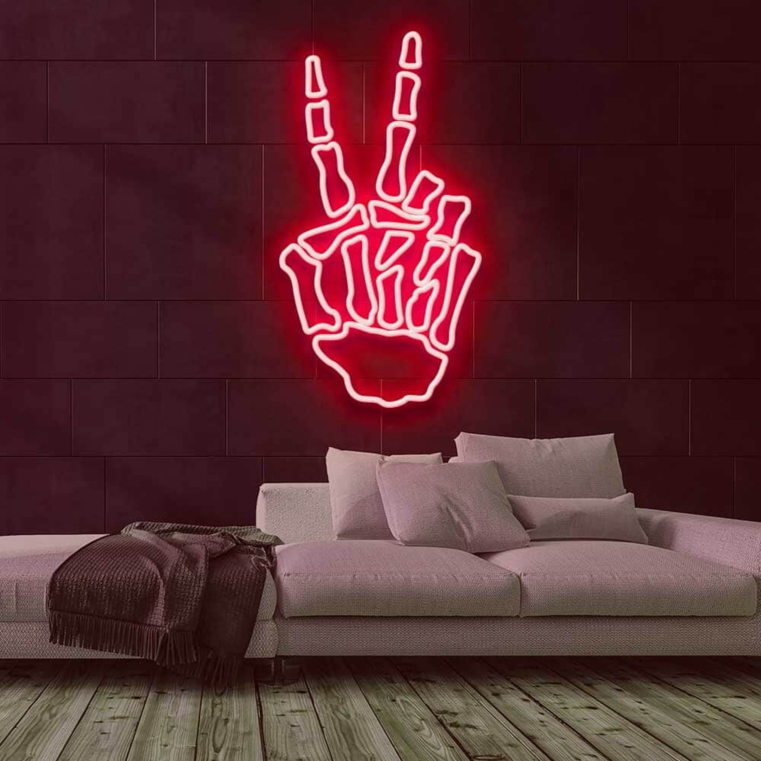 Bone Hand Neon Sign | Shineneon