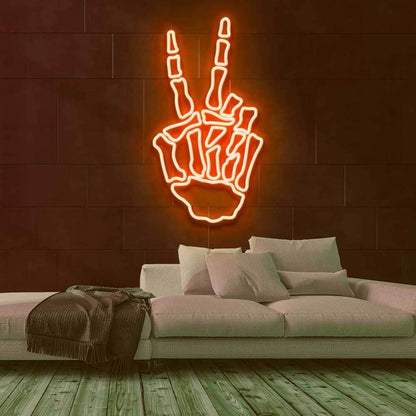 Bone Hand Neon Sign | Shineneon