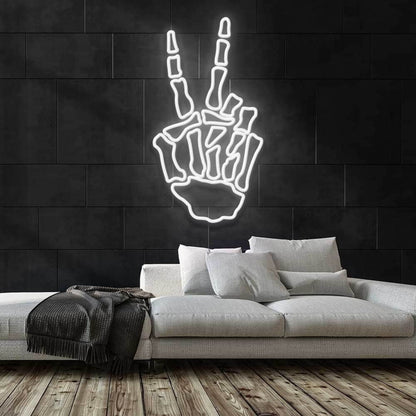 Bone Hand Neon Sign | Shineneon