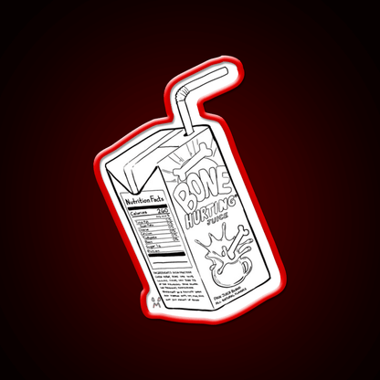 Bone Hurting Juice Snack Food Led Neon Sign Rgb Color - Shineneon