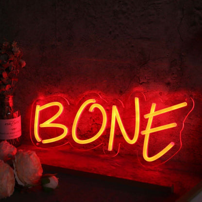 Bone Red Custom Led Neon Sign - Shineneon